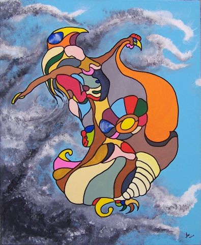 L'envol de la femme oiseau